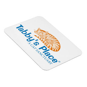 Íman O lugar do gato malhado - 3" x 4" ímã