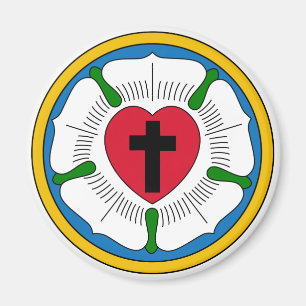 Íman O Lutheranism Martin Luther do rosa de Luther