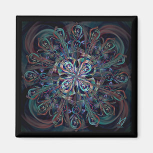 Íman O Magnet da Flor de Peacock