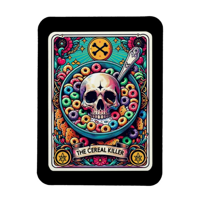 Íman O Magnet da Placa Tarot da Killer Cereal (Vertical)