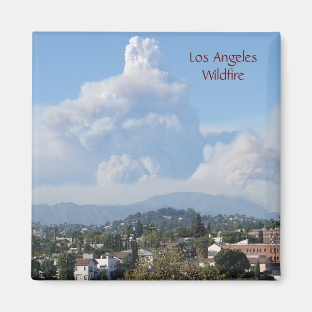 Íman O Magnet de Los Angeles Wildfire! Dia. (Frente)