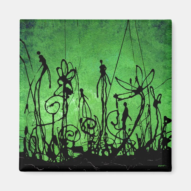 Íman O Magnet de Pessoas da Floresta (Frente)