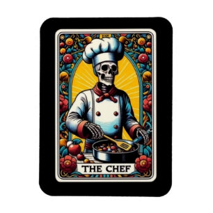 Íman O Magnet do Cartão Tarot do Chef