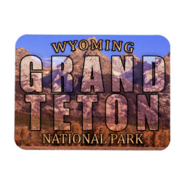 Íman O Magnet do Parque Nacional Grand Teton de Wyoming