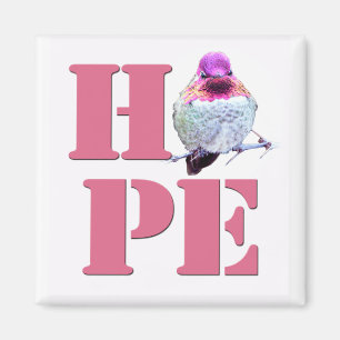 Íman O Magnet Fotográfico de Hummingbird de Anna Rosa-E