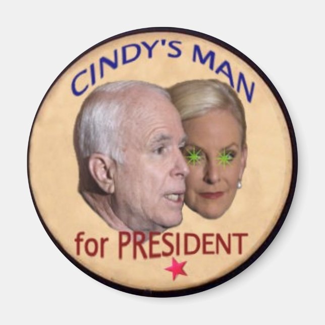 Íman O Magnet Homem de Cindy (Frente)