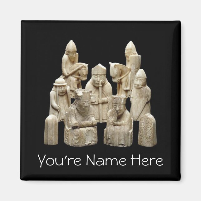 Íman O Magnet Lewis Chessmen (Frente)