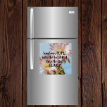 Íman O Magnet Pessoas Pior do Melhor Futuro Cactus Rosa<br><div class="desc">Magnet com um cacto cor-de-rosa florescente. Diz o ditado: "Às vezes,  as pessoas com o pior passado têm o melhor futuro!"</div>