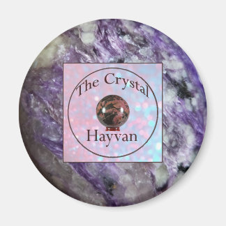 Íman O Magneta Crystal Hayvan com Imagem Charoite