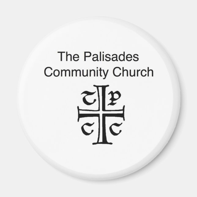 Íman O Magneto da Igreja Comunitária de Palisades (Frente)