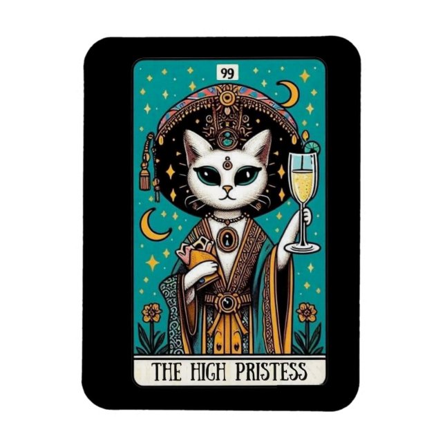 Íman O Magneto Gato Tarot, Grande Sacerdote (Vertical)