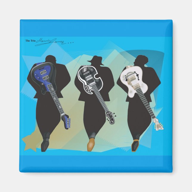 Íman O Magneto Trio Coleção Quadrada (Frente)