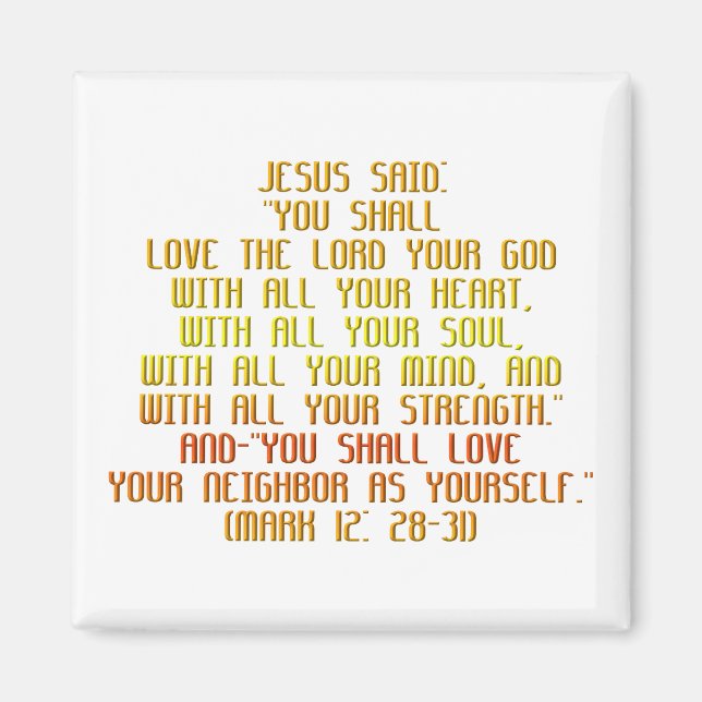 Íman O maior mandamento (Frente)