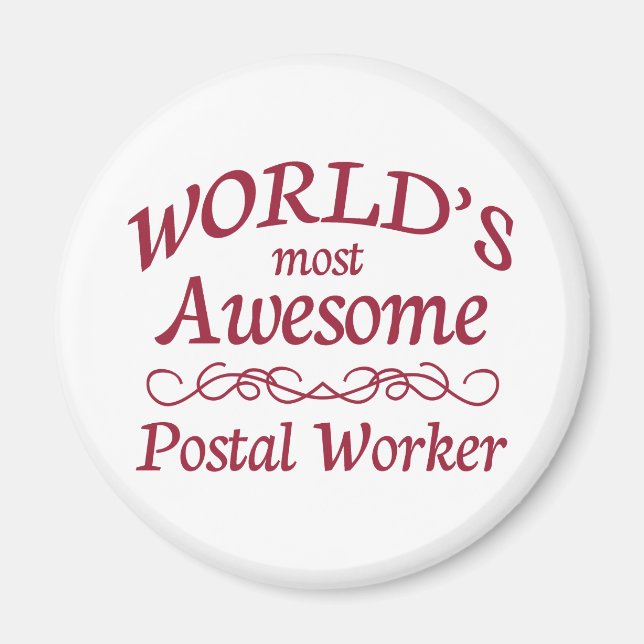 Íman O mais incrível trabalhador postal do mundo (Frente)