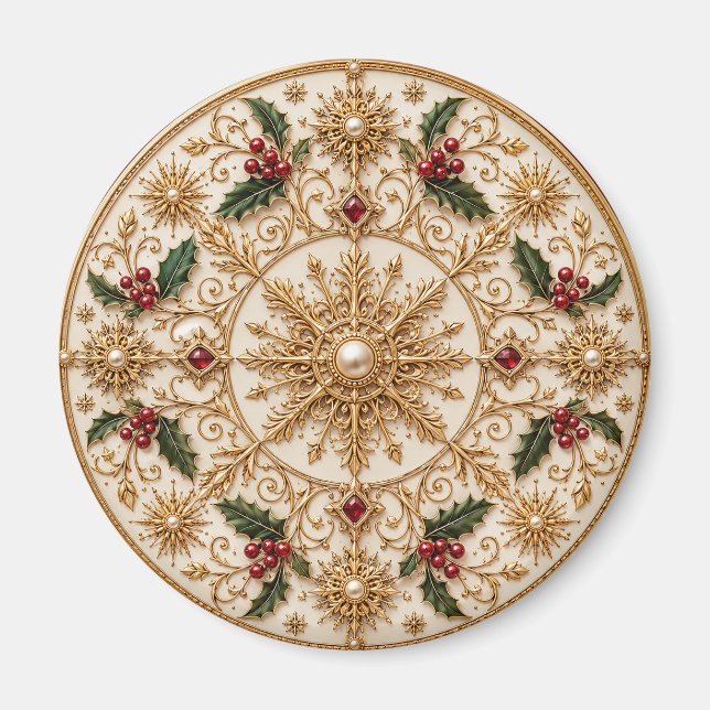 Íman O Mandala Imperial de Inverno (Frente)