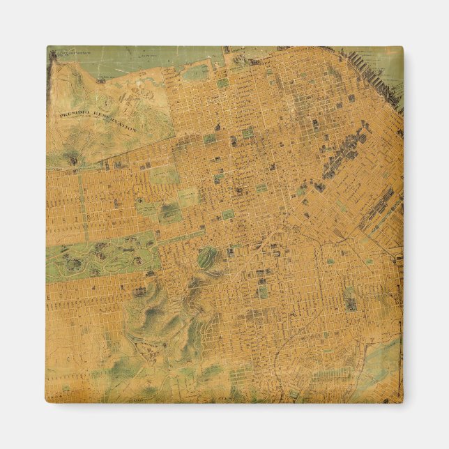 Íman O Mapa Chevalier de São Francisco (Frente)