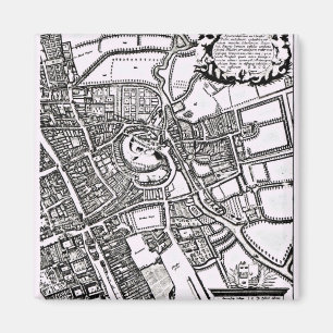 Íman O mapa de Loggan de Oxford, folha ocidental