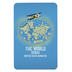 Íman O mapa do Mundo Dubai Emirados Árabes Unidos