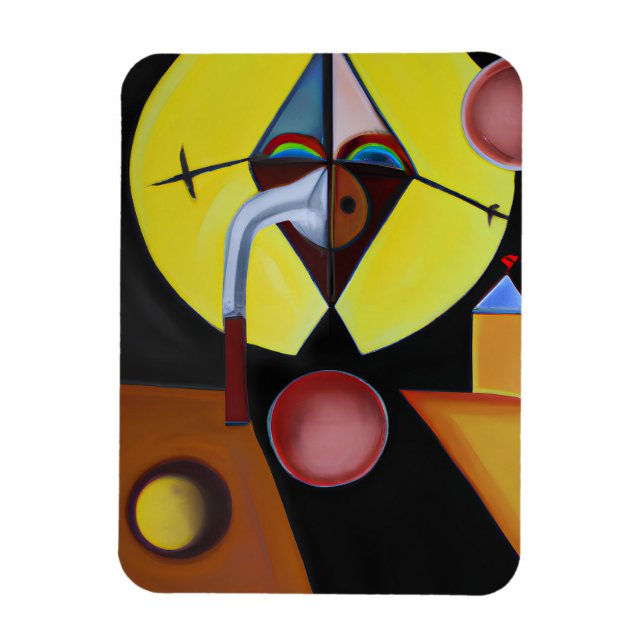 Íman O Médico da Peste - Pintura a Óleo (Vertical)