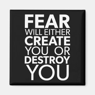 Íman O Medo Criará Ou Destruirá Você - Inspiração
