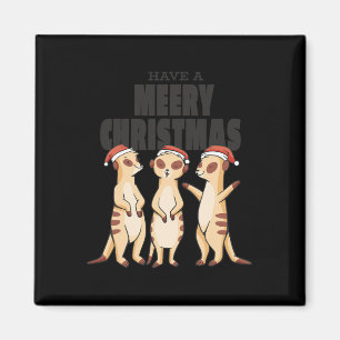 Íman O Meerkat Da Família Xmas Engraçada Tem Um Ch Meee