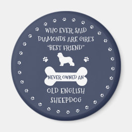 Íman O Melhor Amigo Do Sheepdog Inglês