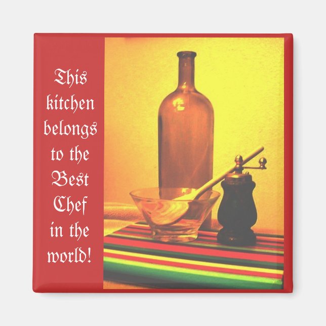 Íman O melhor chef do mundo (Frente)