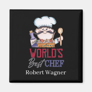 Íman O melhor chef do mundo bonito adiciona nome