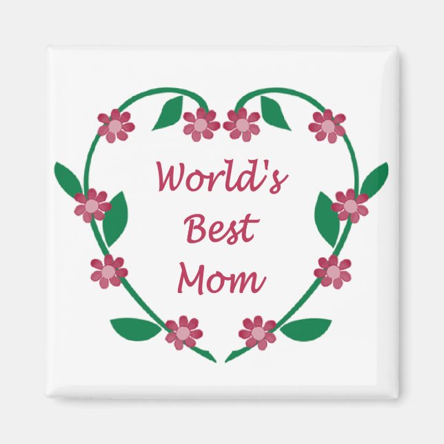 Íman O melhor ímã da mãe do mundo (Frente)