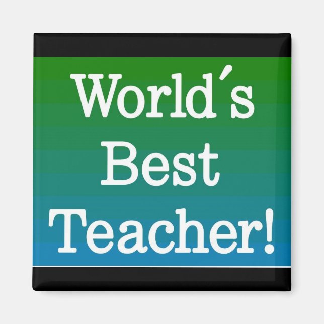 Íman O melhor ímã de professores do mundo (Frente)