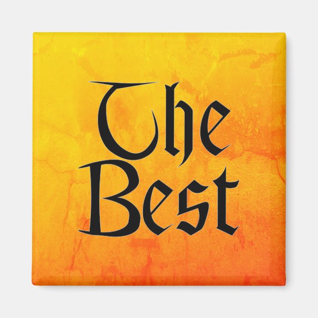 Íman O melhor ímã quadrado (Frente)