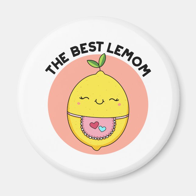 Íman O melhor Lemom Funny Lemon Pun (Frente)