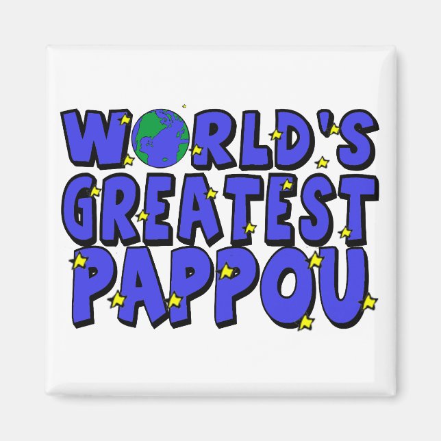 Íman O Melhor Pappou do Mundo (Frente)