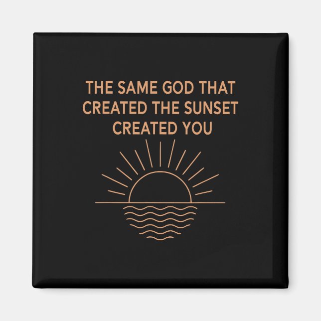 Íman O Mesmo Deus Que Criou O Sol O Criou (Frente)