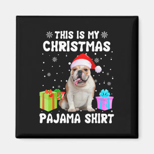 Íman O Meu Cachorro de Bolinho de Natal Pajama Puppy L