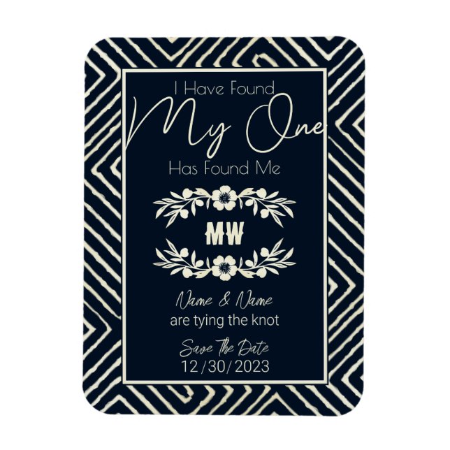 Íman O MEU ENCONTROU-Me Um Magneta Caseiro Africano Tri (Vertical)