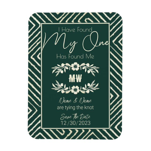 Íman O MEU ENCONTROU-Me Um Magneta Caseiro Africano Tri (Vertical)