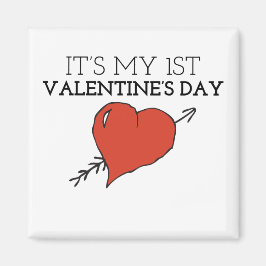 Íman O meu primeiro Namorados do Dia de os namorados do