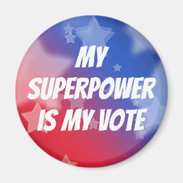 Íman O meu superpoder é o meu voto