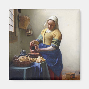 Íman O Milkmaid, c.1658-60 (óleo em canvas)