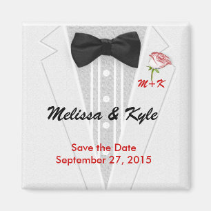 Íman O monograma do smoking com aumentou