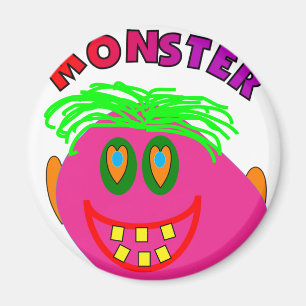 Íman O monstro caçoa presentes "arte cor-de-rosa