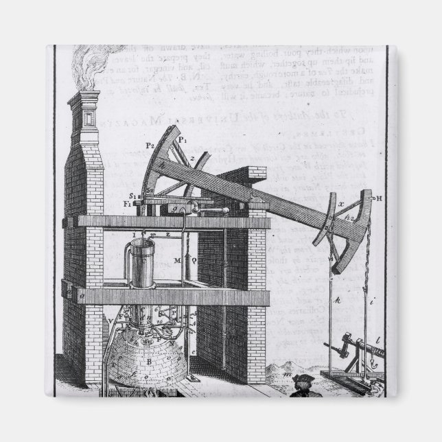 Íman O motor para elevar a água pelo fogo (Frente)