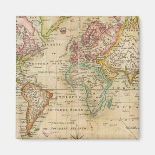 Íman O Mundo em Projeção do Mercator