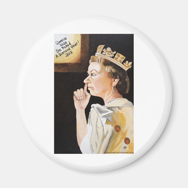 Íman O "nariz" da Rainha, ela escolheu um ano de diaman (Frente)