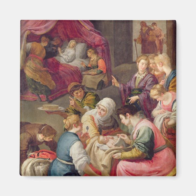 Íman O Nascimento da Virgem, 1640 (óleo na canvas) (Frente)