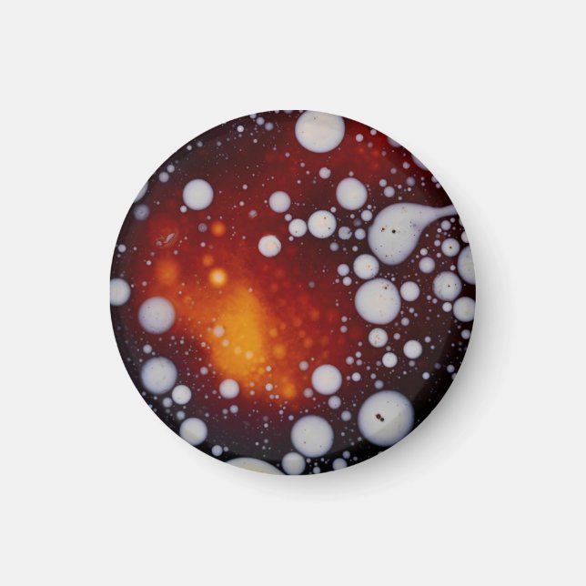 Íman O nascimento das estrelas num líquido de Abstrato (Frente)