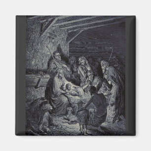 Íman O Nascimento de Jesus por Gustave Doré Tinta Vitor