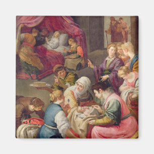 Íman O nascimento do Virgin, 1640 (óleo em canvas)