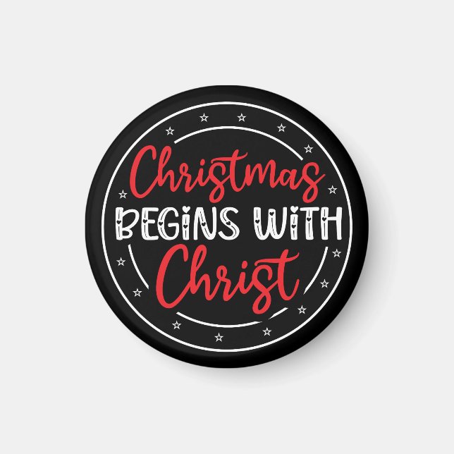 Íman O Natal Começa Com Cristo-65772 (Frente)